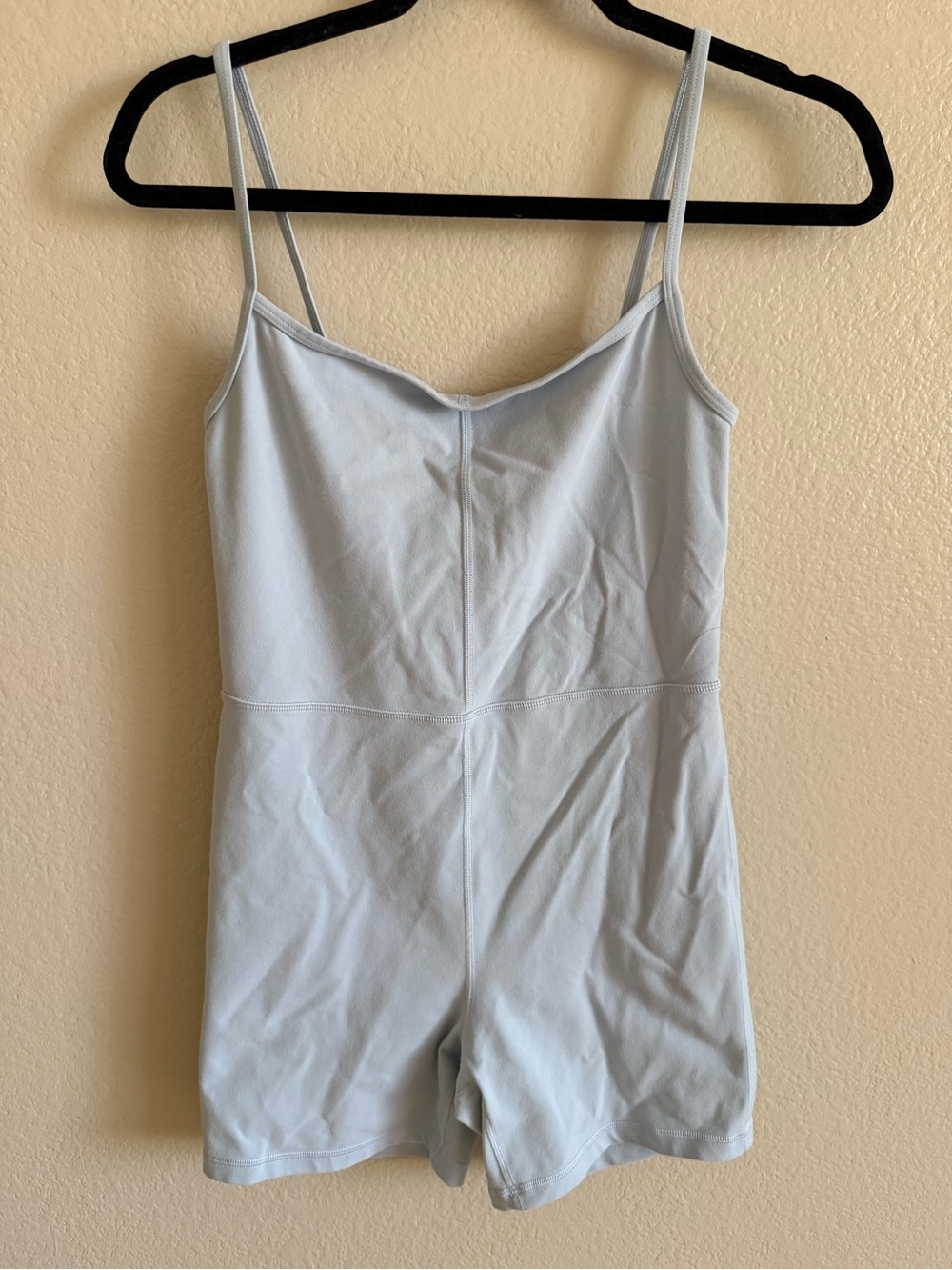 Wilfred Free Light Blue Spaghetti Strap Romper Size M